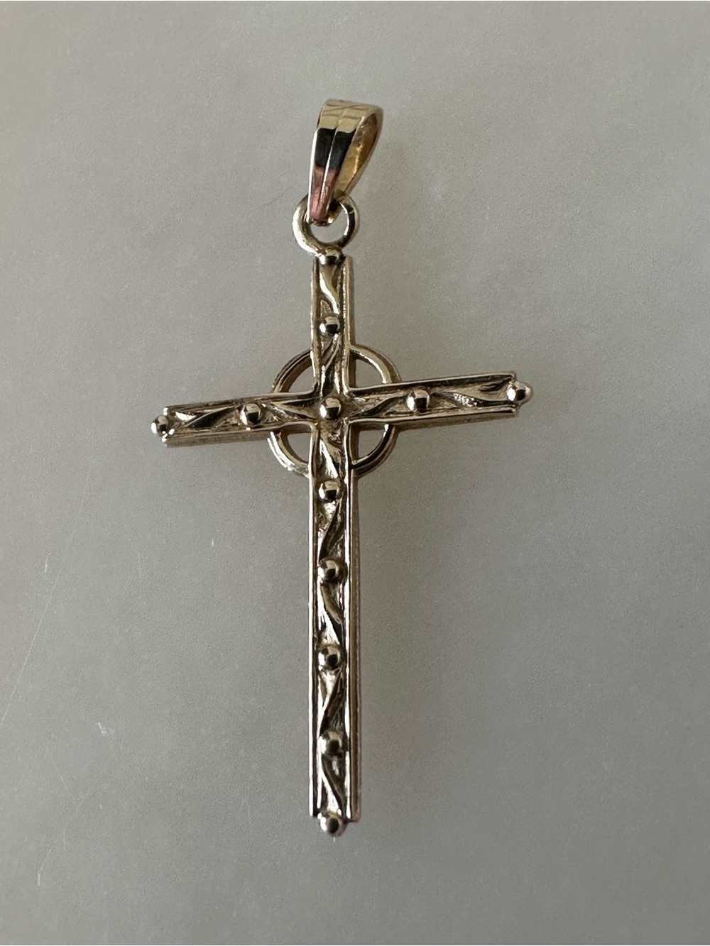 14k Solid Gold Cross - Picture 3 of 7